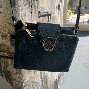 Michael Kors Black Leather Purse